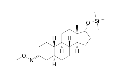 17.ALPHA.-[(TRIMETHYLSILYL)OXY]-5.ALPHA.-ESTRAN-3-ONE(3-O-METHYLOXIME)