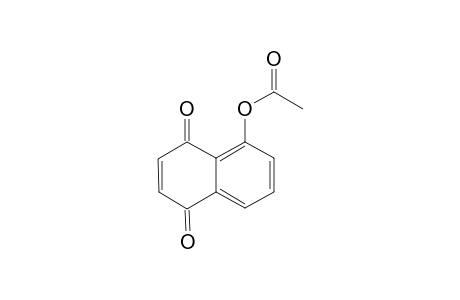 Acetic acid, 5,8-dihydro-5,8-dioxo-1-naphthyl ester