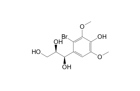 (1R,2R)-1-(2'-Bromo-4'-hydroxy-3',5'-dimethoxyphenyl)-2,3-dihydroxypropanol