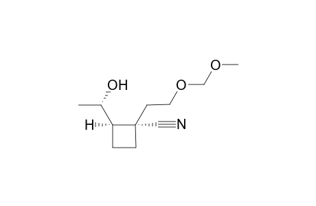 (1S,2R,5S)-2-(1-Hydrtoxyethyl)-1-cyano-1-[2-(methoxymethoxy)ethyl]cyclobutane