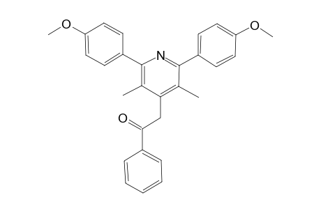 Ethanone, 2-[2,6-bis(4-methoxyphenyl)-3,5-dimethyl-4-pyridinyl]-1-phenyl-