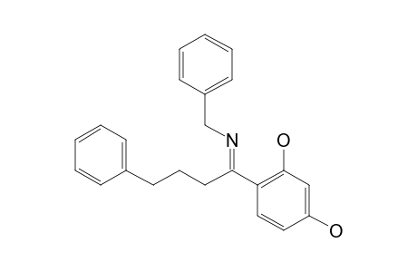 N-[1-(2,4-Dihydroxyphenyl)-4-phenylbutylidene]benzylamine