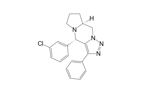 (4S,8aS)-4-(3-chlorophenyl)-3-phenyl-4,6,7,8,8a,9-hexahydropyrrolo[1,2-a][1,2,3]triazolo[1,5-d]pyrazine