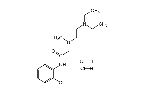 2'-chloro-2-[[2-(diethylamino)ethyl]methylamino]acetanilide, dihydrochloride