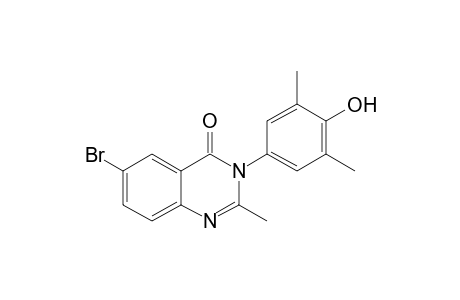 6-bromo-3-(4-hydroxy-3,5-xylyl)-2-methyl-4(3H)-quinazolinone