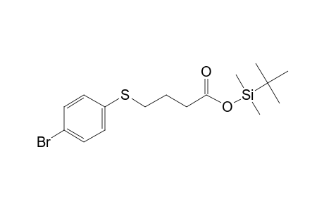 4-[(4-Bromophenyl)sulfanyl]butanoic acid, tert-butyldimethylsilyl ester