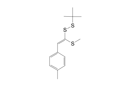 1-[2'-(TERT.-BUTYLDITHIO)-2'-(METHYLTHIO)-ETHENYL]-4-METHYLBENENE