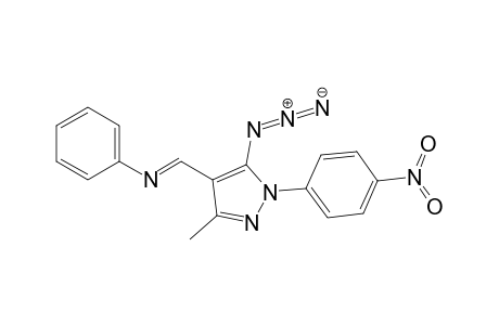 5-AZIDO-3-METHYL-1-(PARA-NITROPHENYL)-4-(N-PHENYLIMINOMETHYL)-PYRAZOLE