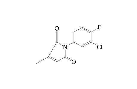 N-(3-chloro-4-fluorophenyl)-2-methylmaleimide