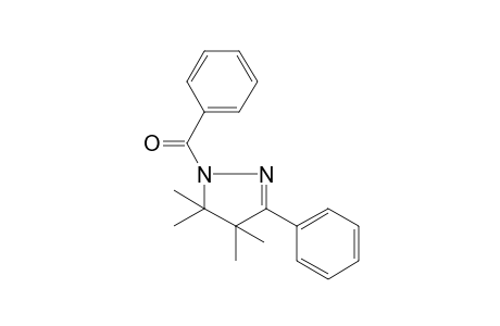 1-Benzoyl-4,5-dihydro-4,4,5,5-tetramethyl-3-phenyl-1H-pyrazole