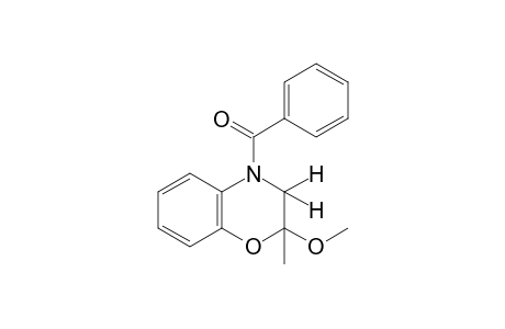 4-benzoyl-2,3-dihydro-2-methoxy-2-methyl-4H-1,4-benzoxazine