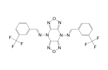 4H,8H-di[1,2,5]oxadiazolo[3,4-b:3,4-e]pyrazine-4,8-diamine, N~4~,N~8~-bis[(E)-[3-(trifluoromethyl)phenyl]methylidene]-