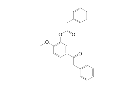 3'-hydroxy-4'-methoxy-2-phenylacetophenone, phenylacetate