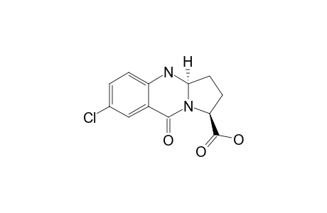 7-Chloro-9-oxo-1,2,3,3a,4,9-hexahydropyrrolo[2,1-b]quinazoline-1-carboxylic acid