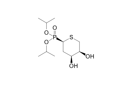 Diisopropyl 2-(4',5'-dihydroxytetrahydro-thiapyranyl)-phos[honate