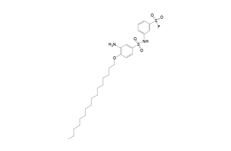 N-[4-(hexadecyloxy)metanilyl]metanilyl fluoride