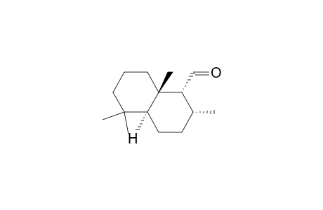 (+)-(1R,2R,4aS,8aS)-decahydro-2,5,5,8a-tetramethylnaphthalene-1-carbaldehyde