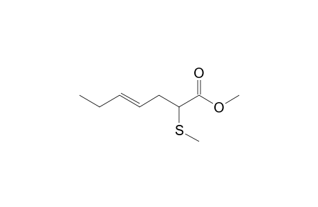 Methyl 2-methylthio-4-heptenoate