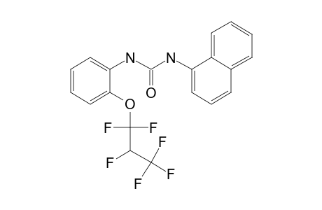 1-[2-(1,1,2,3,3,3-Hexafluoro-propoxy)-phenyl]-3-naphthalen-1-yl-urea