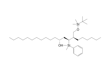 (7R,8S,10R)-7-(Tert-butyldimethylsilyloxymethyl)-8-dimethyl(phenyl)silylhenicosan-10-ol