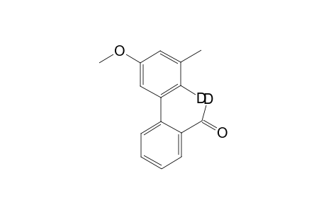 5'-Methoxy-3'-methyl-2'-D-[1,1']-biphenyl-2-carbaldehydeformyl-D