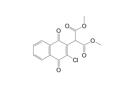 3-chloro-1,4-dihydro-1,4-dioxo-2-naphthalenemalonic acid, dimethyl ester