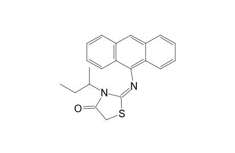 3-s-butyl-2-(anthracen-9'-yl)imino-1,3-thiazolidin-4-ones