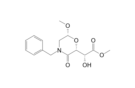 (2R,6R)-(+)-(4-Benzyl-6-methoxy-3-oxomorpholin-2-yl)-(R)-hydroxyacetic acid methyl ester