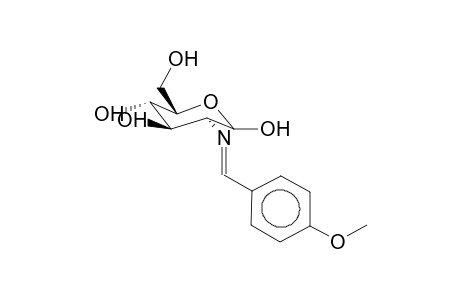 2-Deoxy-2-(4-methoxy-benzylideneamino)-b-d-glucopyranose