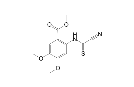 2-[(cyanothioformyl)amino]-4,5-dimethoxy-benzoic acid methyl ester