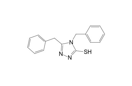 4H-1,2,4-triazole-3-thiol, 4,5-bis(phenylmethyl)-