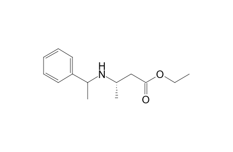 (3S,.alpha.R)-Ethyl 3-[N-(.alpha.-methylbenzyl)amino]butanoate