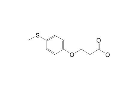 Propanoic acid, 3-[4-(methylthio)phenoxy]-