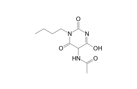 Acetamide, N-(1-butyl-1,2,5,6-tetrahydro-4-hydroxy-2,6-dioxo-5-pyrimidinyl)-