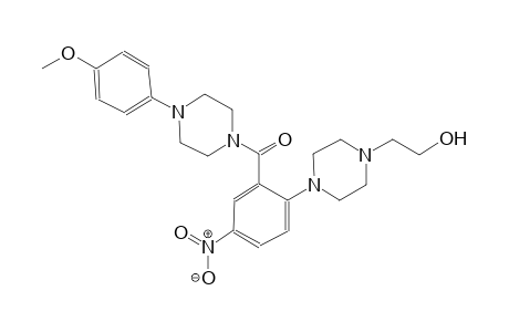 2-[4-(2-{[4-(4-methoxyphenyl)-1-piperazinyl]carbonyl}-4-nitrophenyl)-1-piperazinyl]ethanol