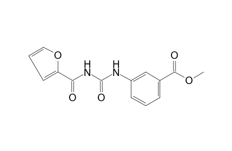 m-[3-(2-furoyl)urrido]benzoic acid, methyl ester