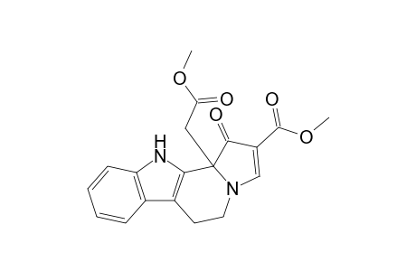 1-keto-11b-(2-keto-2-methoxy-ethyl)-6,11-dihydro-5H-pyrrolo[2,1-a]$b-carboline-2-carboxylic acid methyl ester