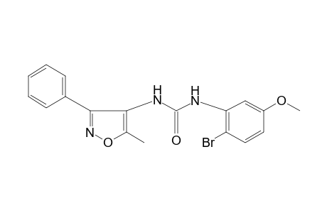 1-(2-bromo-5-methoxyphenyl)-3-(5-methyl-3-phenyl-4-isoxazolyl)urea