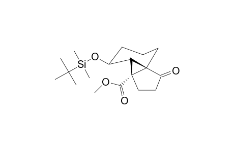 (1R,5R)-Methyl 7-[(t-butyldimethylsilyl)oxy]-2-oxotricyclo[4.4.0.0(1.5)]decane-5-carboxylate