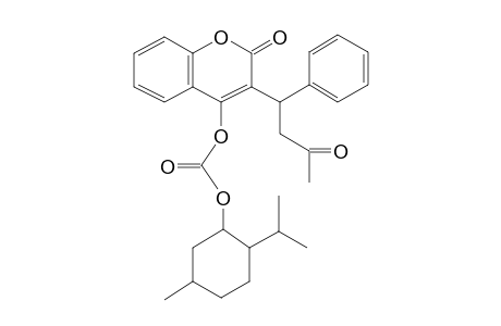 2-Isopropyl-5-methylcyclohexyl 3-(1-phenyl-3-oxobutyl)-coumarin-4-yl carbonate