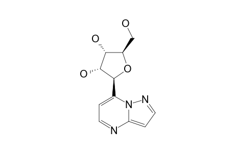 7-(BETA-D-RIBOFURANOSYL)-PYRAZOLO-[1,5-A]-PYRIMIDINE