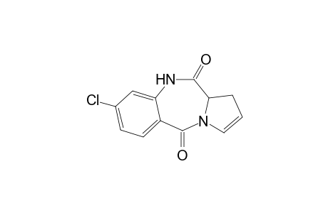 8-CHLORO-5,10,11,11A-TETRAHYDROPYRROLO-[2,1-C]-[1,4]-BENZODIAZEPIN-5,11-DIONE