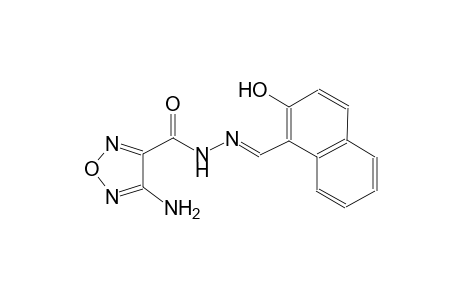 4-Amino-N'-[(E)-(2-hydroxy-1-naphthyl)methylidene]-1,2,5-oxadiazole-3-carbohydrazide