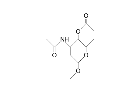 Methyl 4-O-acetyl-3-acetamido-2,3,6-trideoxy-A-L-ribopyranoside
