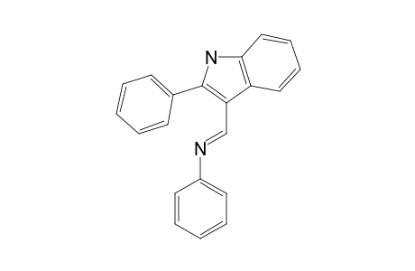 N-[(2-Phenyl-1H-indole-3-yl)methylene]benzeneamine