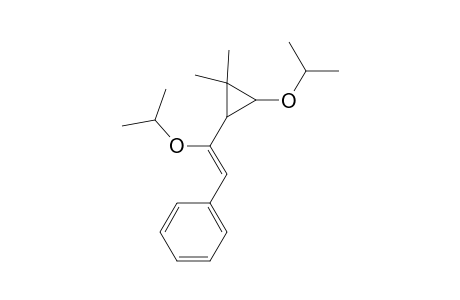 Cyclopropane, 1,1-dimethyl-2-(1-methylethoxy)-3-[1-(1-methylethoxy)-2-phenylethenyl]-