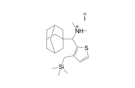 2-(Adamantyl(dimethyl)aminomethyl)-3-(trimethylsilylmethyl)thiophene iodide