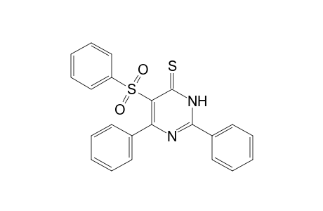 2,6-diphenyl-5-(phenylsulfonyl)-4(3H)-pyrimidinethione