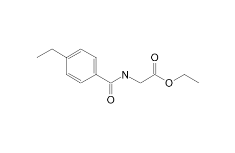 Glycine, N-(4-ethylbenzoyl)-, ethyl ester