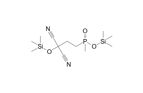 Trimethylsilyl (methyl)[3'-(trimethylsilyloxy)-3',3'-dicyanopropyl]phosphinate